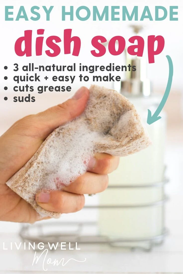 Homemade Dish Soap - Natural - A Blossoming Life