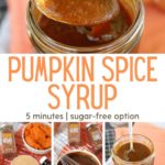 homemade pumpkin spice syrup