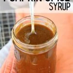5-minute pumpkin spice syrup