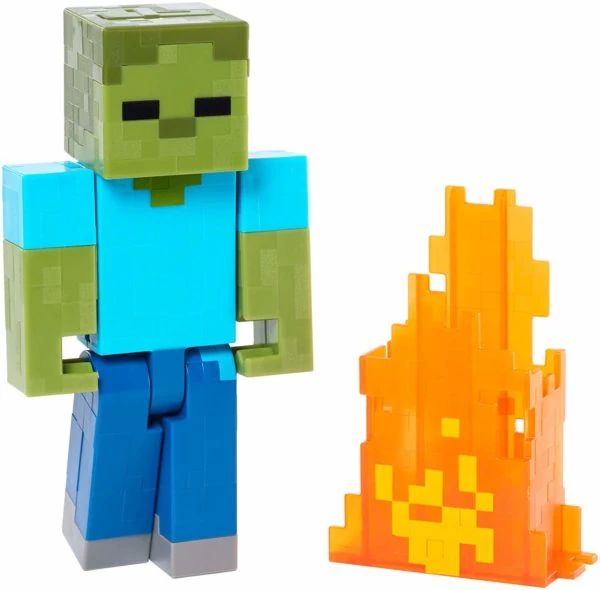 minecraft zombie action figure toy