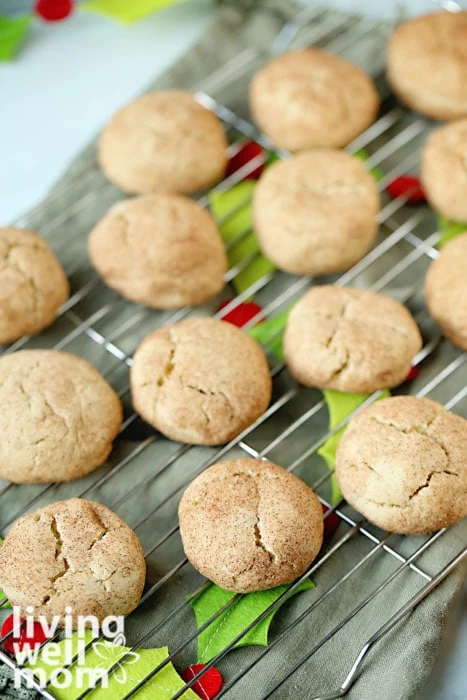 making cookies with a gluten-free snickerdoodle recipe