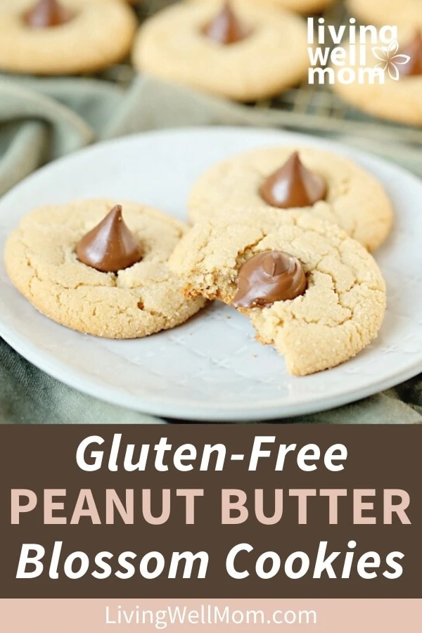 gluten-free peanut butter blossom cookies