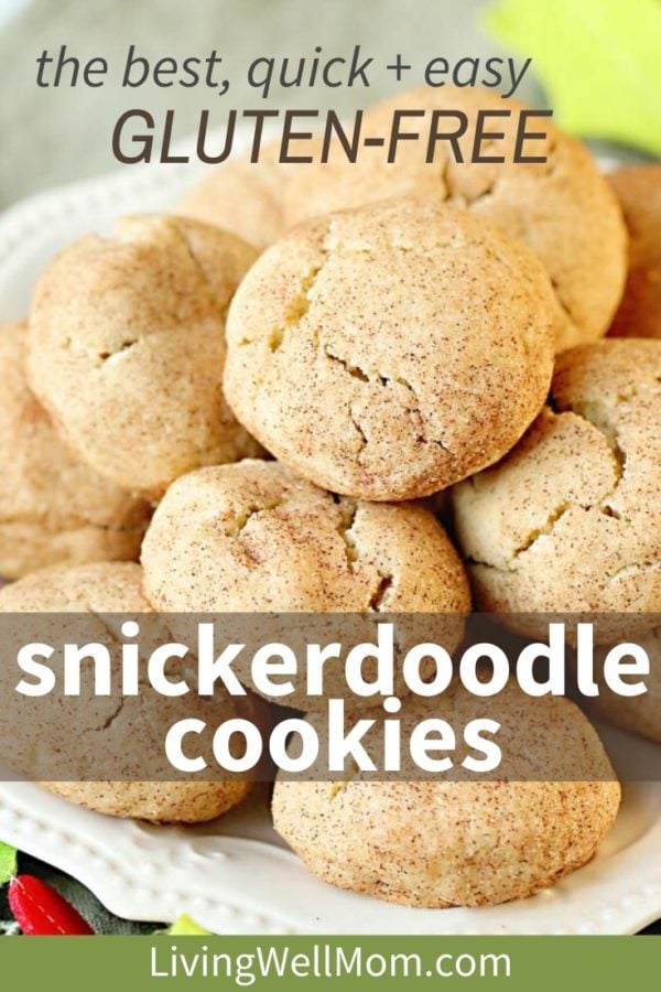 best quick and easy gluten-free snickerdoodle cookies