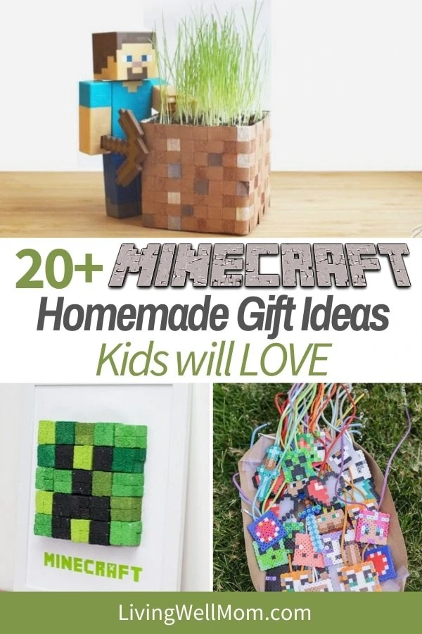 DIY minecraft gift ideas