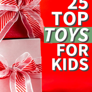 top Christmas toys for kids with red gifts