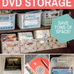 easy DIY DVD storage idea
