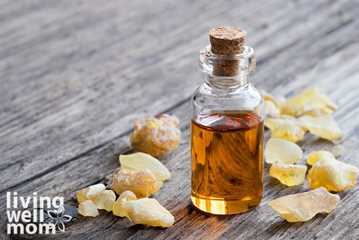 frankincense resin with essential oil