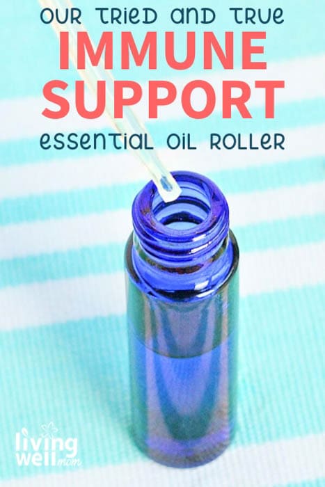 immune support essential oil roller pin
