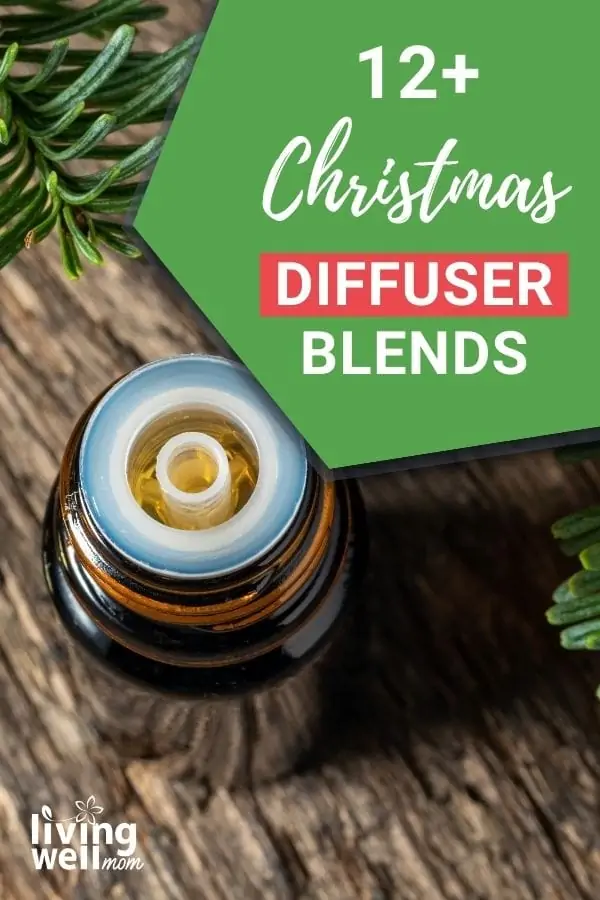 pinteresr image for 12 christmas diffuser blends