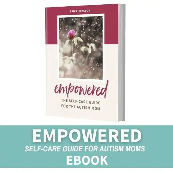 Book cover of Empowered Ebook: Self-Care Guide for the Autism Mom