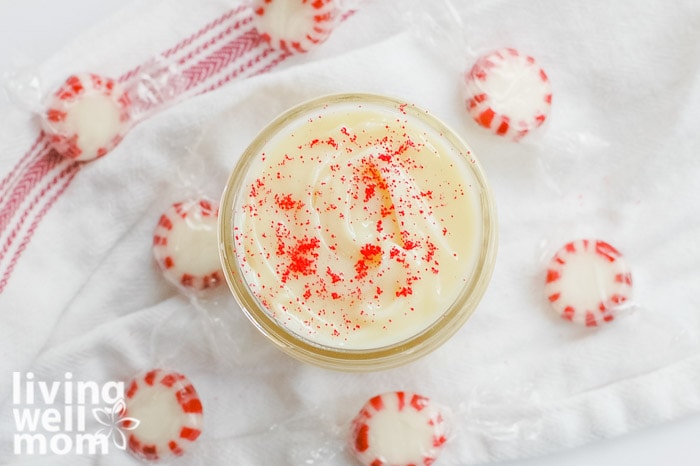 jar of DIY coconut oil shea butter lotion