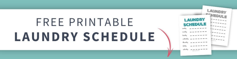 layout of printable laundry schedule and how to sign up