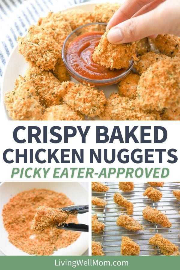 Crispy, Baked Chicken Nuggets (Just 7 Simple Ingredients) - Living Well Mom