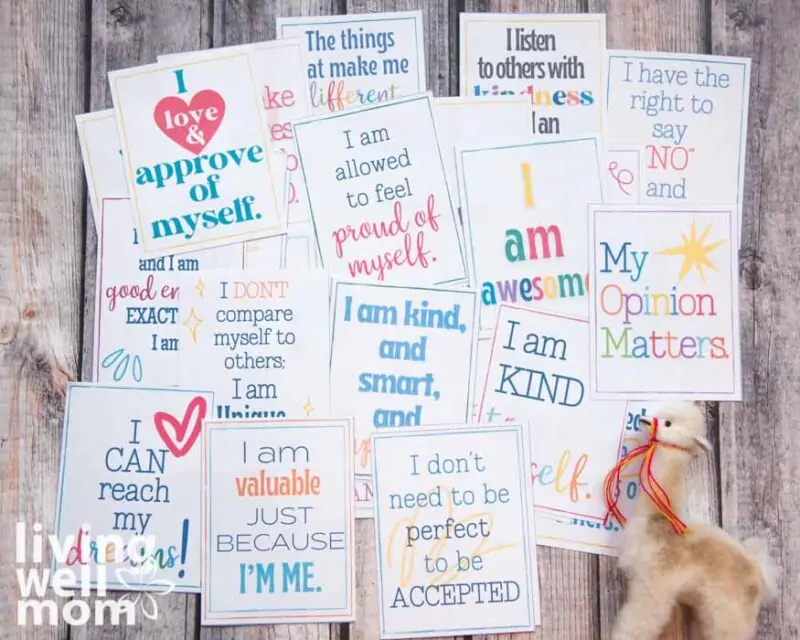 15+ Positive Affirmations Activities for Kids and Teens - The