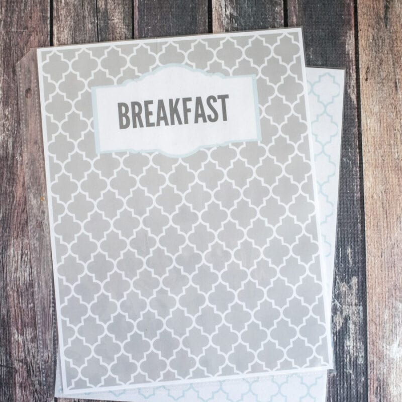 Recipe Binder Kit Living Well Mom