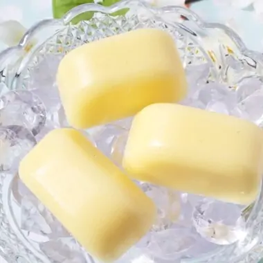 three DIY sugar scrub bars made with essential oils