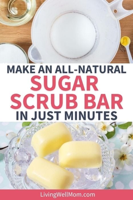 all natural sugar scrub bar with essential oils