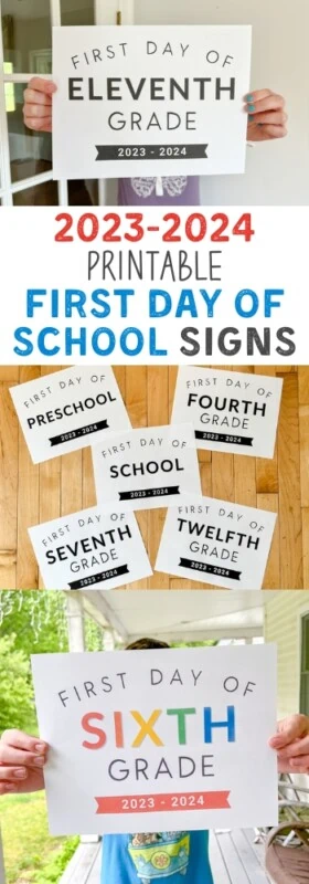 20 Best First Day of School Sign Ideas in 2023