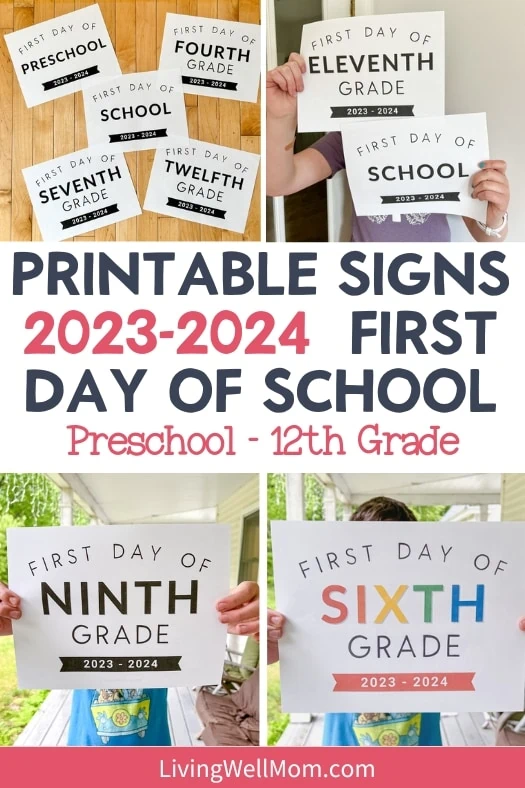 20 Best First Day of School Sign Ideas in 2023