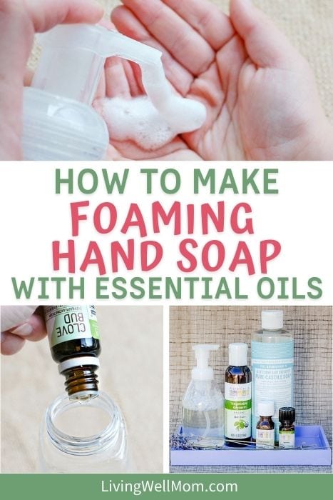 collage for diy foaming hand soap