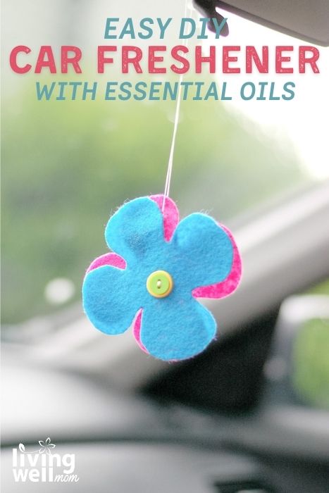 DIY Car Air Freshener with Essential Oils pin