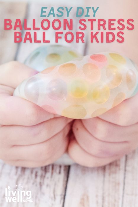 diy stress ball for kids pinterest image