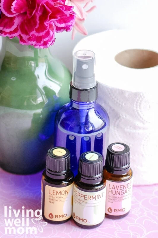 essential oils used to make diy toilet spray