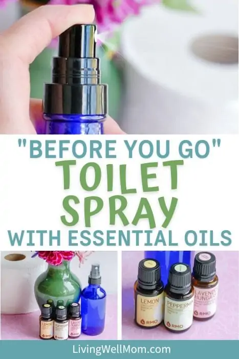 DIY Toilet Cleaning Spray with Essential Oils