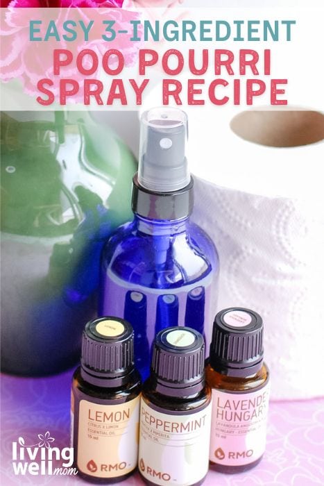 Homemade “Before-You-Go” bathroom spray with essential oils
