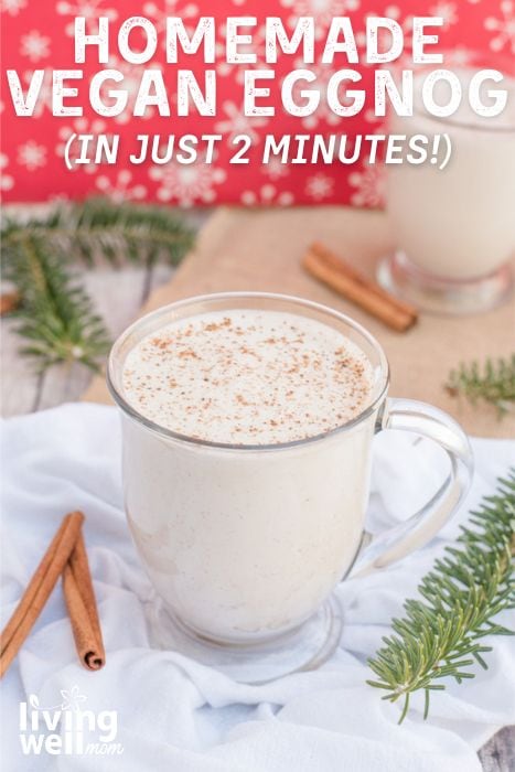 eggless eggnog in just 2 minutes pinterest image