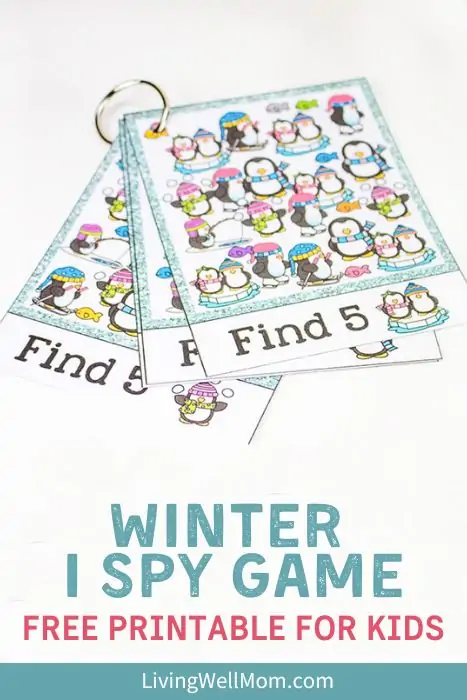 I Spy Winter Free Printable Worksheet