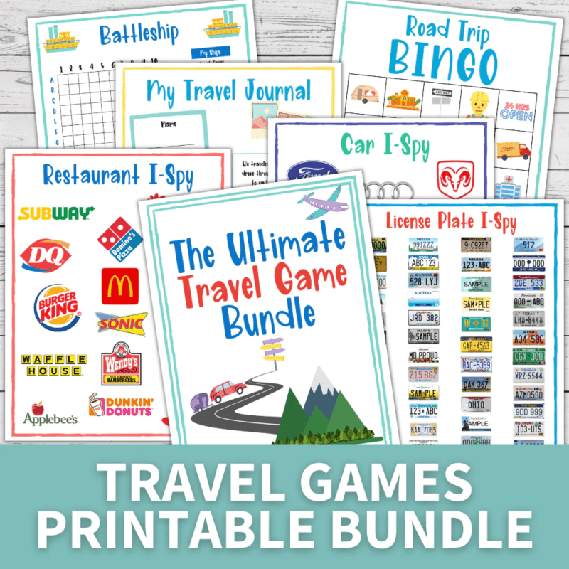 Road Trip Printables and Car Games for Kids - Buggy and Buddy