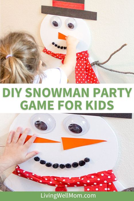 pin the nose on the snowman pin