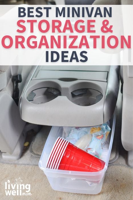 best minivan storage and organization ideas pin