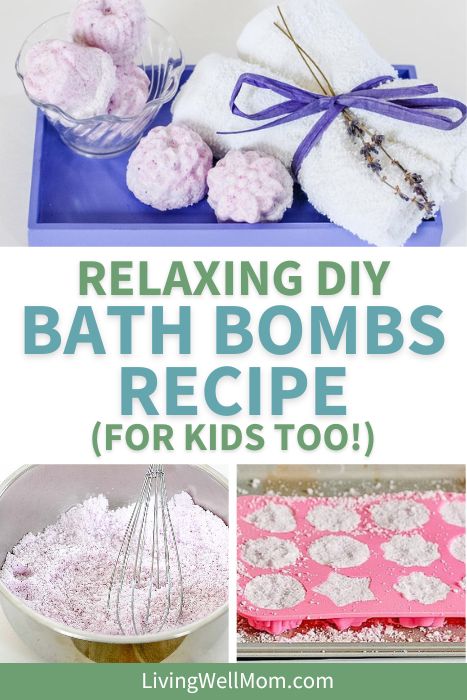 relaxing diy bath bombs recipe for kids too pin