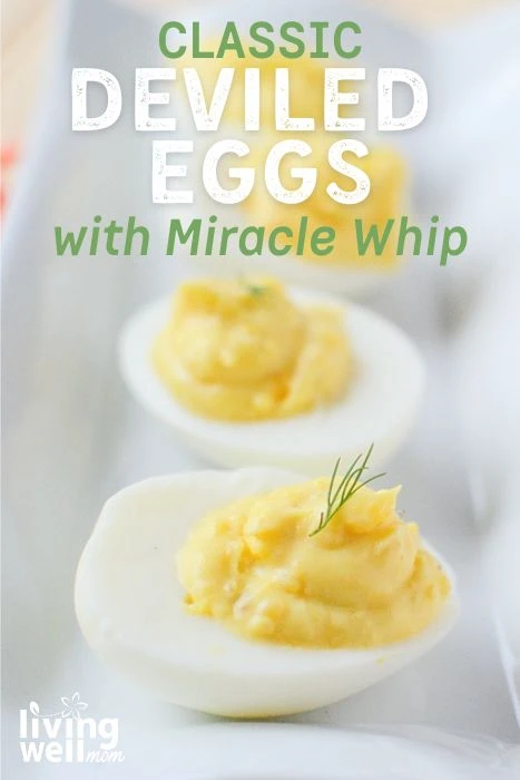 classic deviled eggs with miracle whip pin