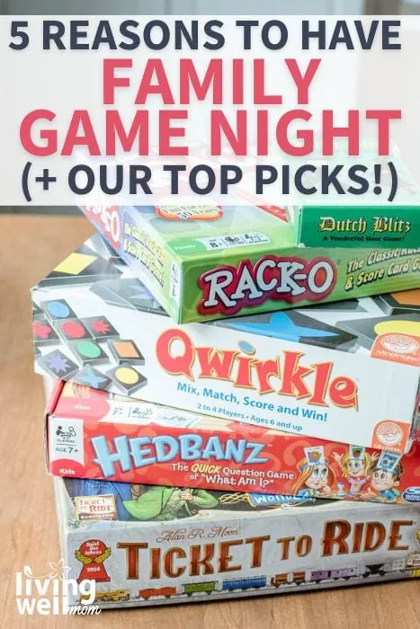 5 reasons to have a family game night pin
