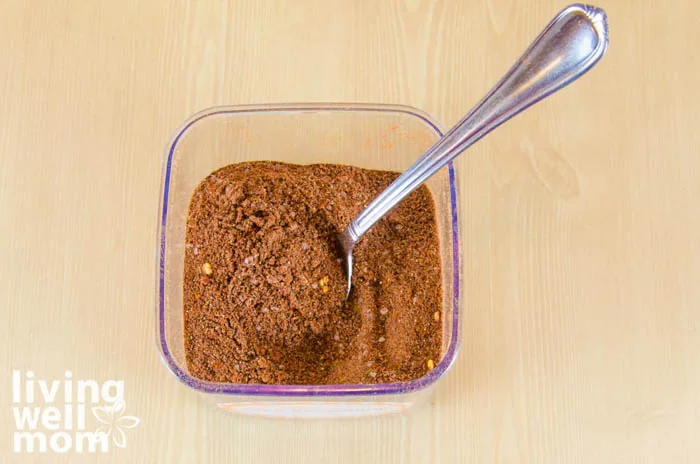 bowl of diy taco seasoning recipe