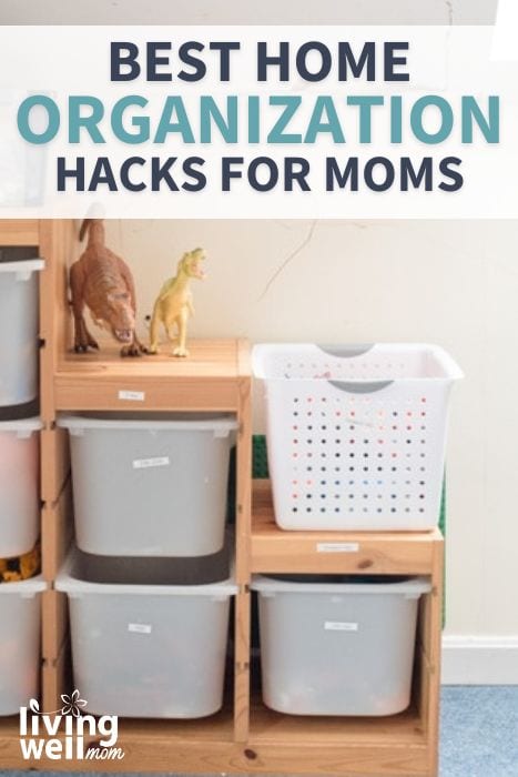 best home organization hacks for moms pin