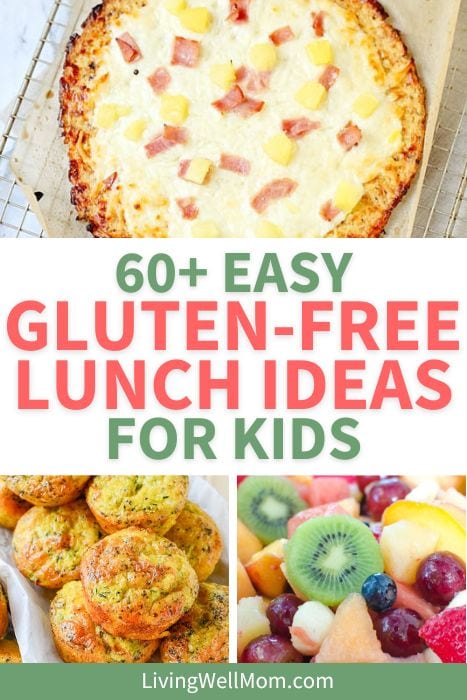 60+ easy gluten free lunch ideas for kids pin