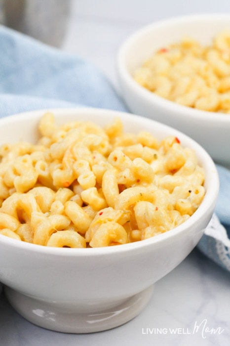 bowl of homemade mac n cheese