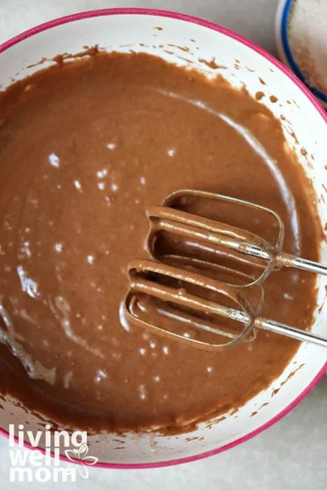 brownie mix in a bowl