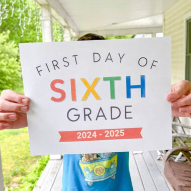 printable signs for back to school photos