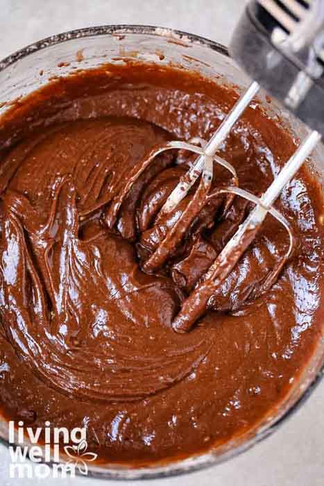 chocolate mixture in a bowl