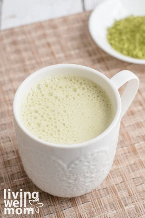 Easy Matcha Green Tea Latte  40 Calorie Energy Boost - Living Well Mom