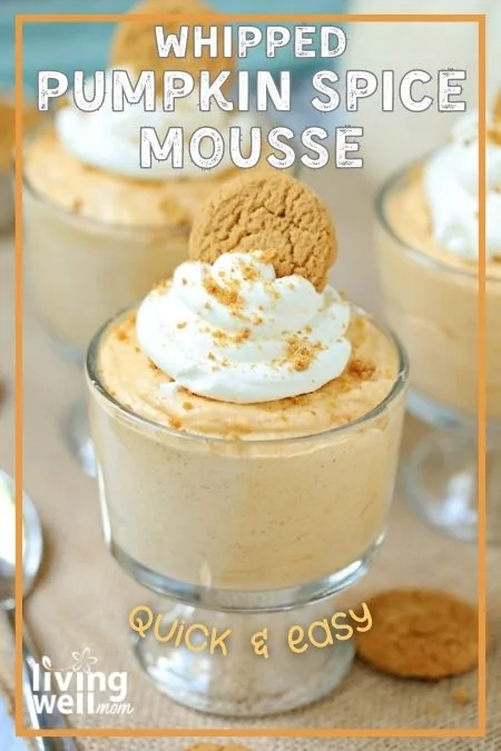 whipped pumpkin spice mousse quick & easy pin