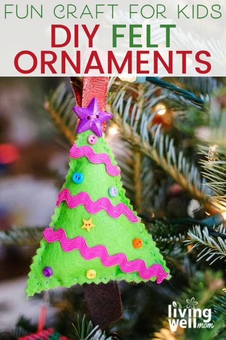 DIY felt ornaments pin