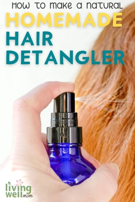 How to make a natural homemade hair detangler pin