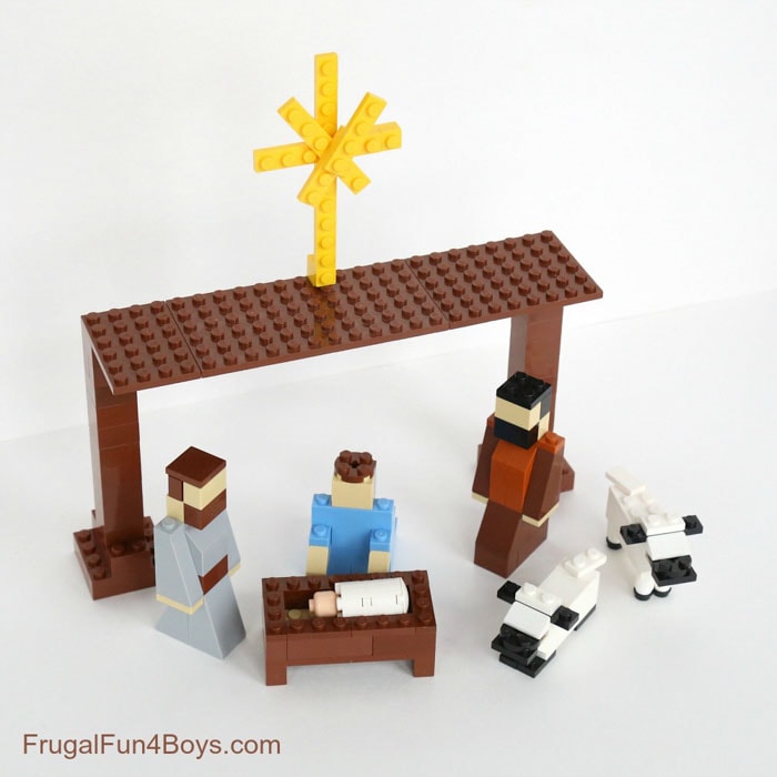 lego nativity scene DIY