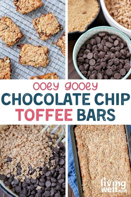 ooey gooey chocolate chip toffee bars